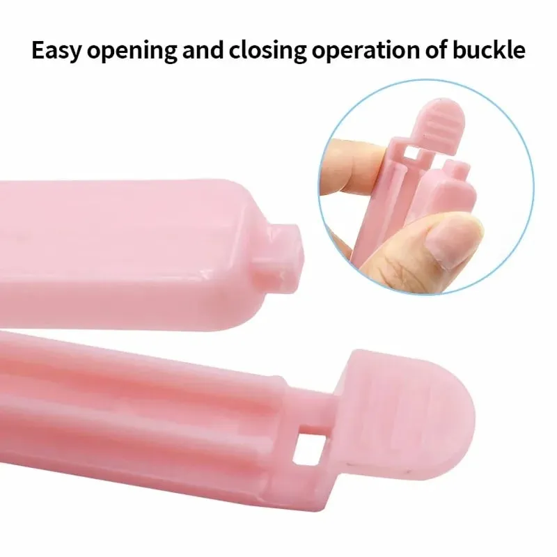 Portable Kitchen Storage Food Snack Seal Sealing Bag Clips Sealer Clamp Plastic Tool Kitchen Accessories — image 5