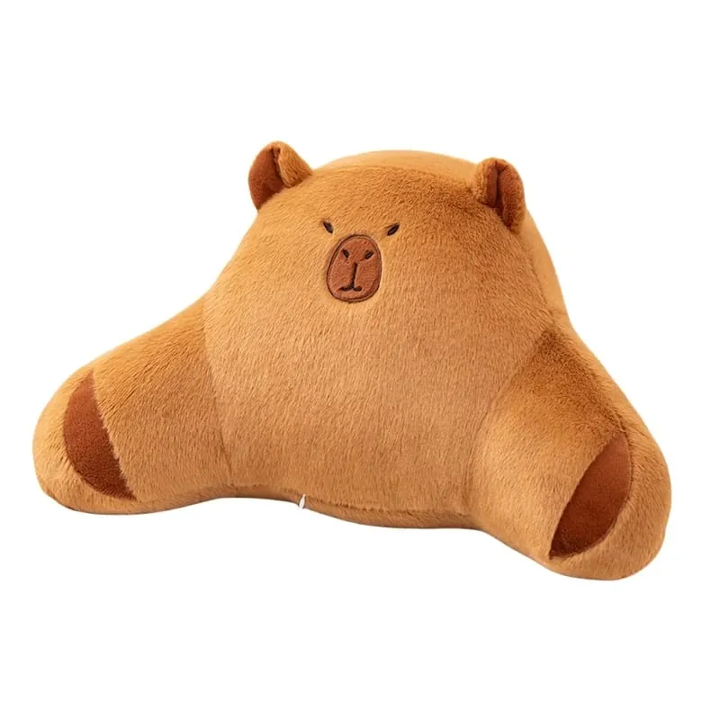 50 cm roztomilý polštář Capybara Pohodlný polštář bederní opěrky do auta Polštář bederní opěrky Vhodné pro domácí i kancelářské použití