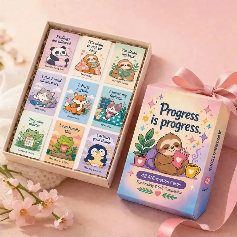 SEL Affirmationskarte Affirmators Englische inspirierende emotionale Achtsamkeits-Ermutigungskarte für Kinder — image 2