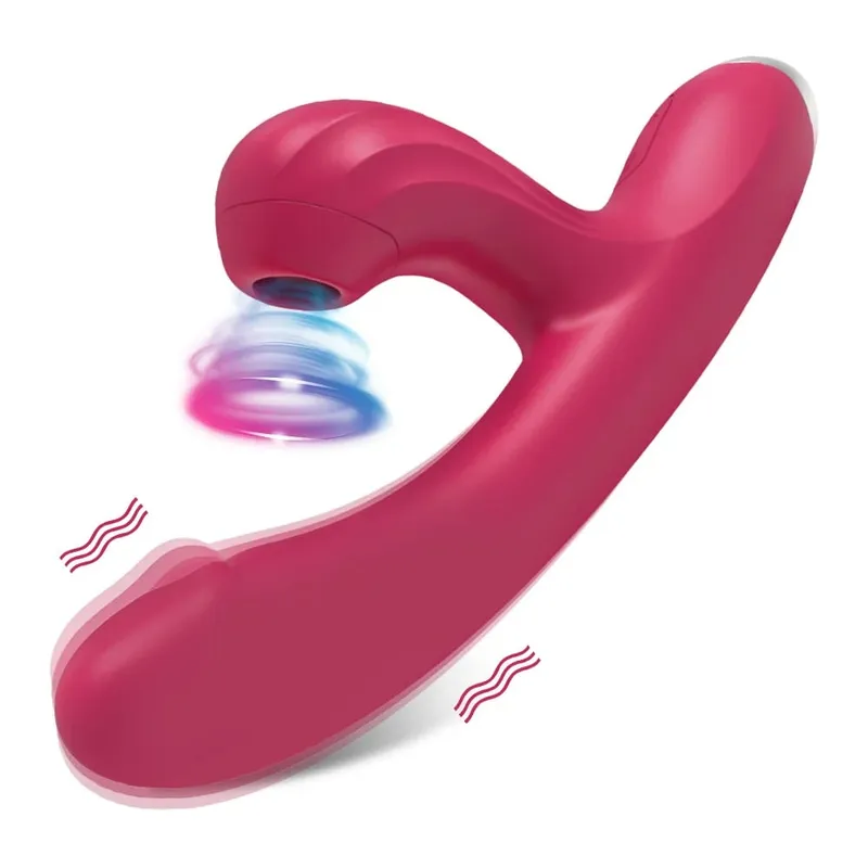 Potente vibratore vibrante succhiatore Sucker femminile stimolatore del clitoride Punto G massaggiatore vibratore Articoli per adulti Giocattoli del sesso Negozio per le donne — image 8