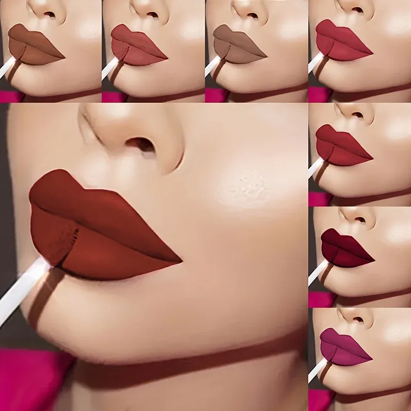 Smalto labbra opaco ad alta pigmentazione - Rossetto liquido a lunga tenuta a prova di sbavature Regali per San Valentino Regalo per la festa della donna