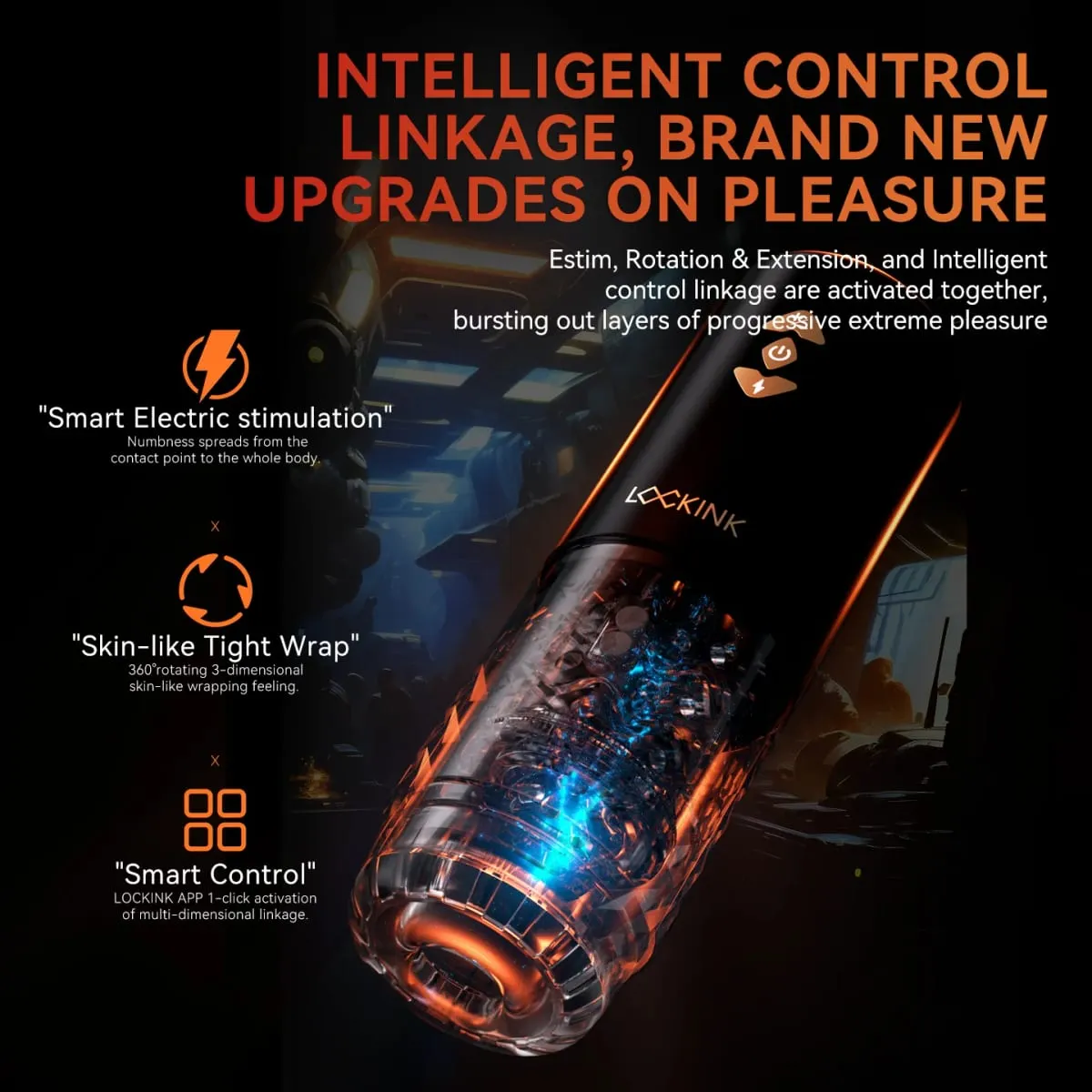 Masturbador masculino giratorio de empuje automático, copa de masturbación de descarga eléctrica, succión de mamada, bomba de pene, Juguetes sexuales para adultos — image 5