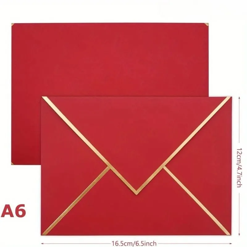 100 pezzi buste stile occidentale buste d'invito per biglietti d'auguri di compleanno cartoline carta da lettera invito a una festa forniture di cancelleria — image 3