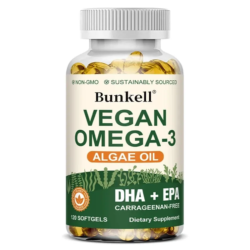 L'integratore di olio di alghe da 1000 mg supporta la salute cardiovascolare del cervello e la salute della vista, antinfiammatorio e antiossidante