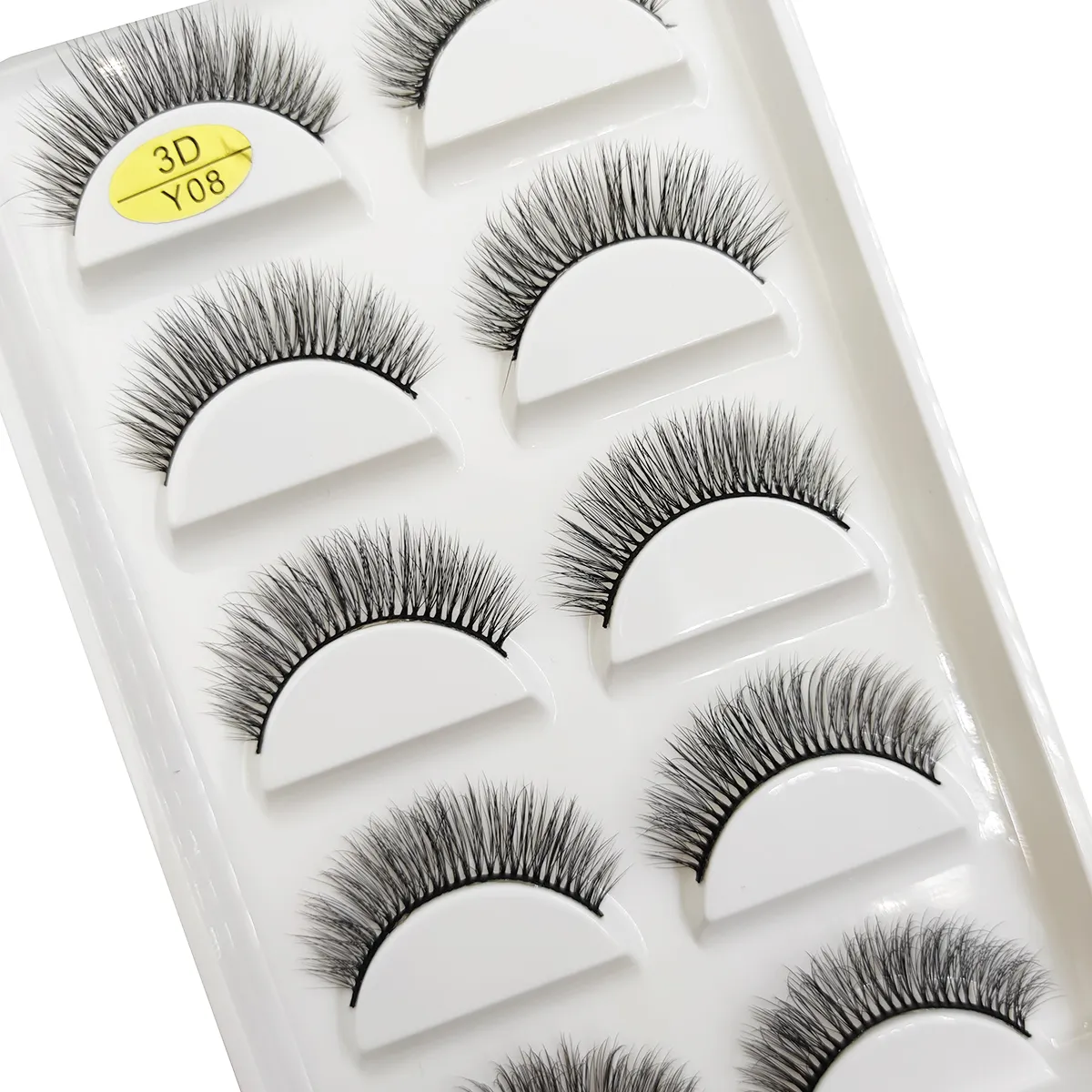 5 paires de Faux cils en vison 3D naturels, doux, vaporeux, moelleux, maquillage, beauté, chat Cilios, 9 Styles — image 4