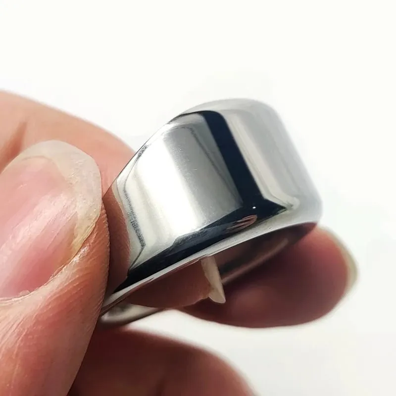 Acciaio inossidabile Metallo Blocco del pene Anello del rubinetto Eiaculazione di ritardo Palla Scroto Barella Erezione Anello del rubinetto Schiavo Giocattolo del sesso maschile Uomo — image 3
