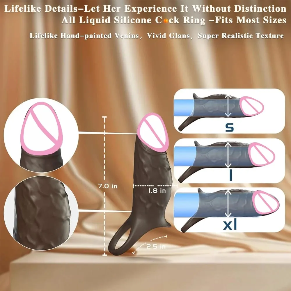 Preservativi di Silicone Per Gli Uomini Cazzo Eiaculazione di Ritardo Giocattoli Del Sesso Potenziatore Del Pene Extender Preservativo Riutilizzabile Sexmachine Maturbatore Maschile — image 6