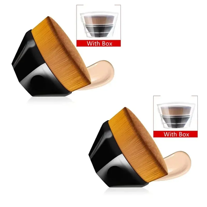 1/2ks Nový kouzelný štětec na make-up Beauty Powder Face Blush Štětce Přenosný profesionální podkladový štětec Velký kosmetický měkký základ — image 14