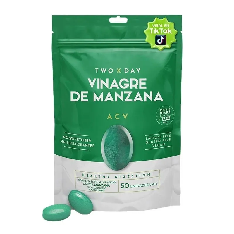 V Gummies - Caramelle gommose all'aceto di mele per la salute dell'apparato digerente Caramelle gommose all'aceto di sidro di mele, sapore naturale di mela con vitamina C e pectina — image 5