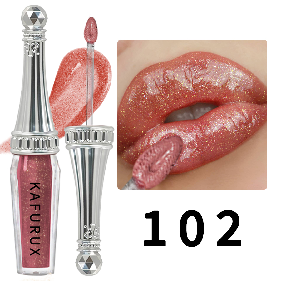 Rouge à lèvres liquide à paillettes, 6 couleurs, brillant, brillant, nacré, teinte hydratante, longue durée, maquillage pour femmes — image 10