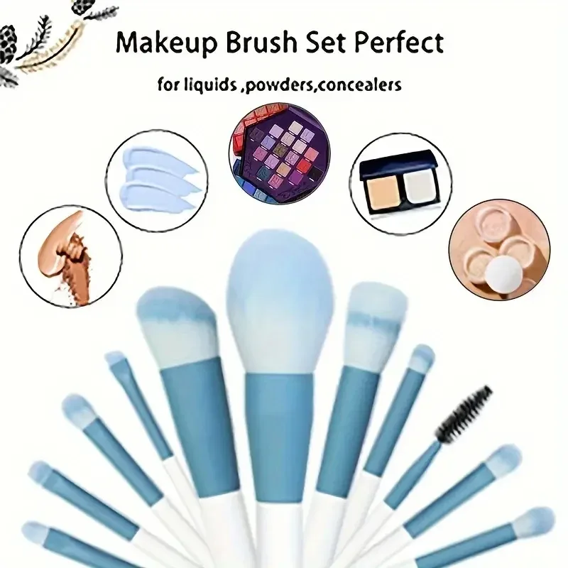 Ensemble de pinceaux de maquillage professionnels, 12 pièces, Premium, fond de teint synthétique, correcteur, poudre, fard à paupières, Blush, outils de beauté hygiéniques