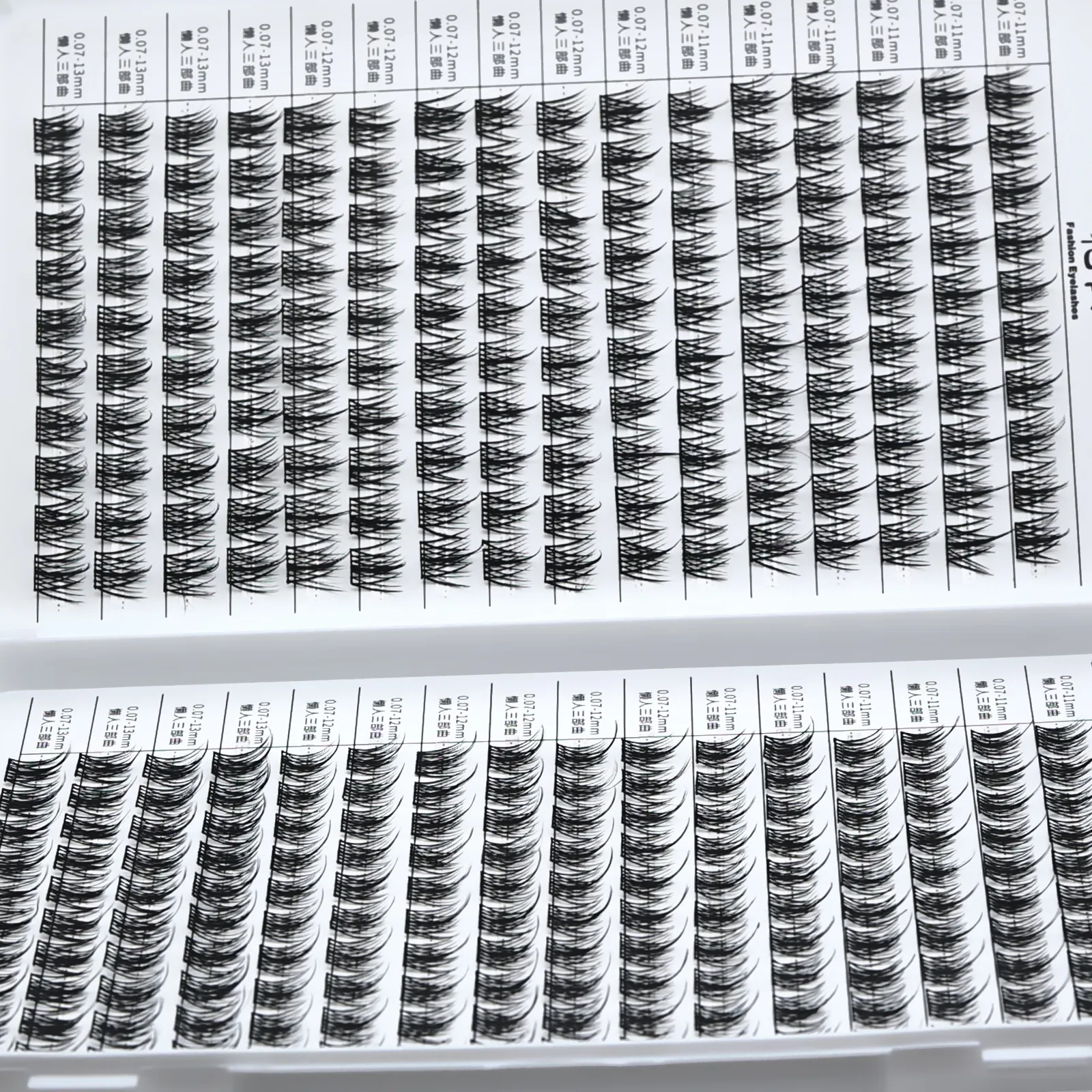 D Curl Cluster Eyelashes Mixed Length Individual False Lashes Natural Wispy Reusable DIY Lash Extensions For Home Eye Makeup — image 5