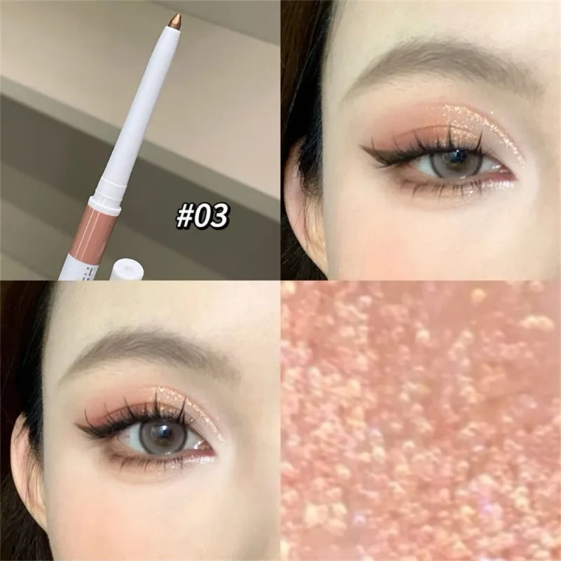 Double-ended Ultra-fine GEL ดินสออายไลเนอร์สีชมพูสีน้ำตาลภายใต้ปากกาเน้นข้อความกันน้ำ Matte Aegyosal โกหก Silkworm Eye Makeup — image 19