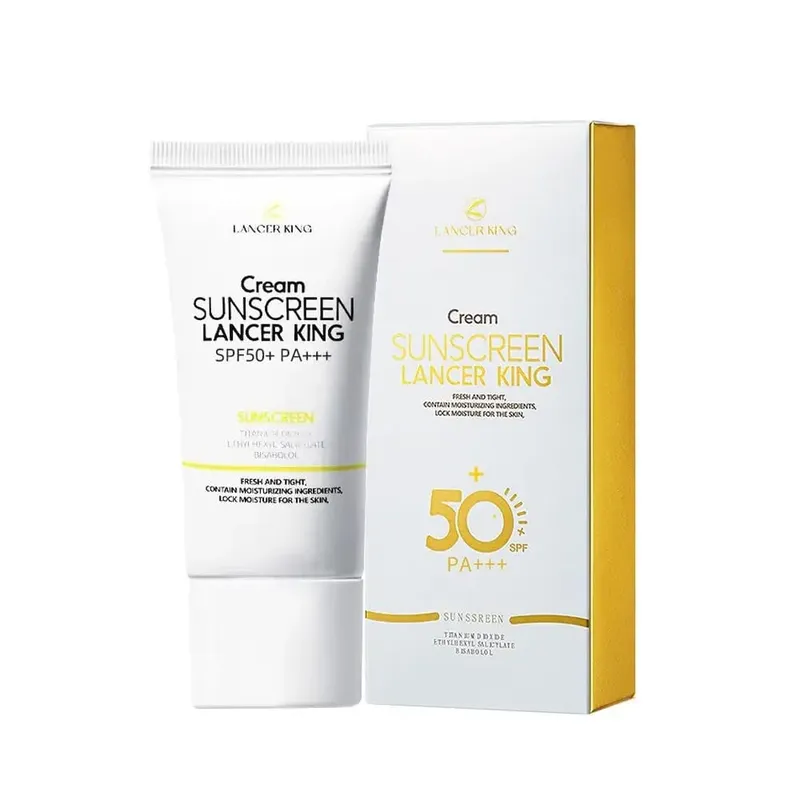 60g/50g Pembaikan Pelbagai Kesan Krim Pelindung Matahari Musim Panas SPF50+ Krim Pengasingan Blok Matahari Penyamar Ringan — image 4