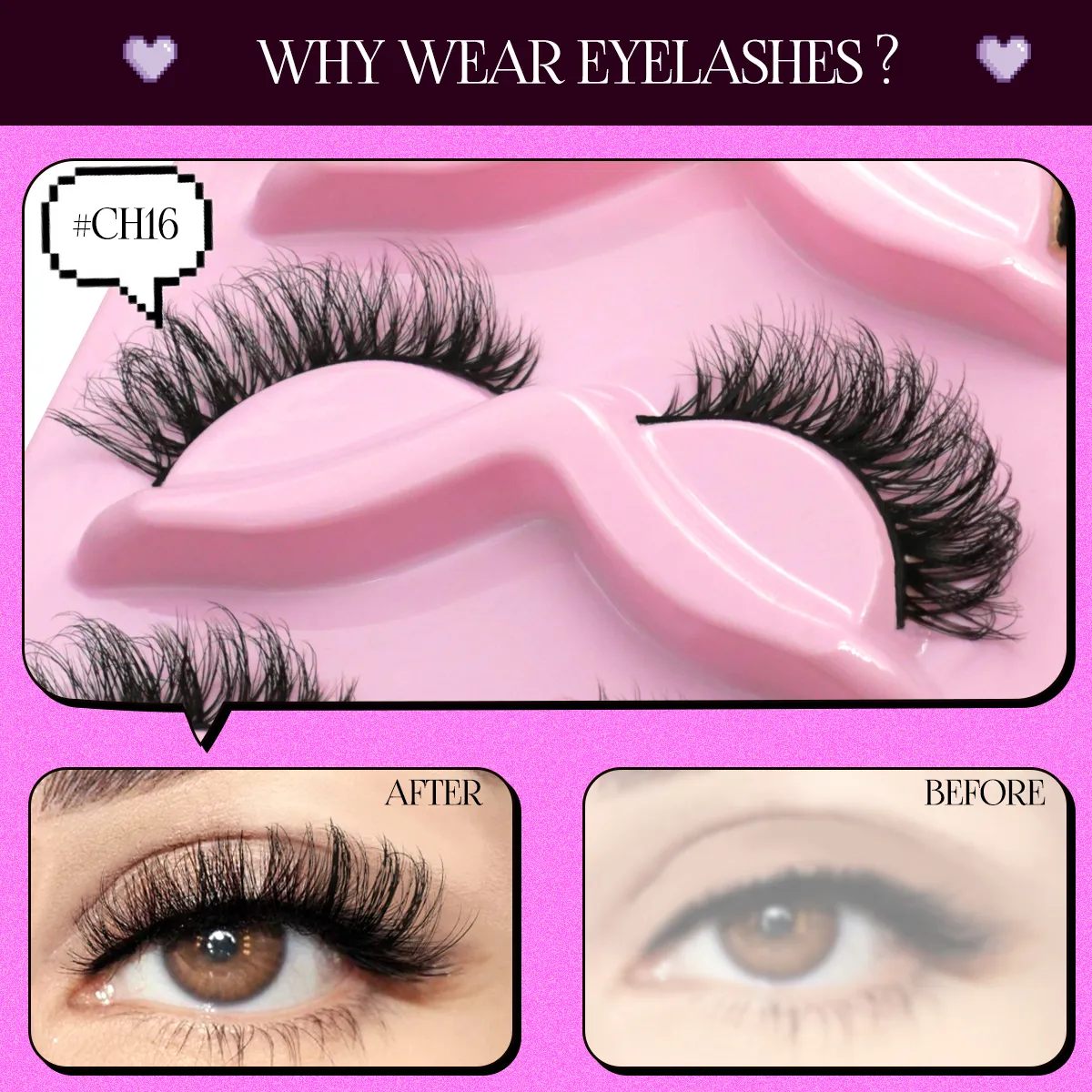 CAT EYE Lashes ดูธรรมชาตินุ่มขนตาปลอม Mink Long Winged End Eye ยาว Eye TAIL Eyelashes EXTENSION แต่งหน้า — image 4