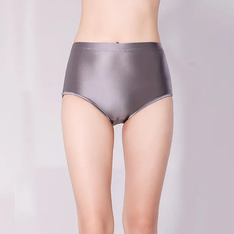 Glossy Seamless Spandex Shorts Silky Smooth Sexy Solid Pants High Waist Tights Biker Running Workout underwear men briefs — image 13