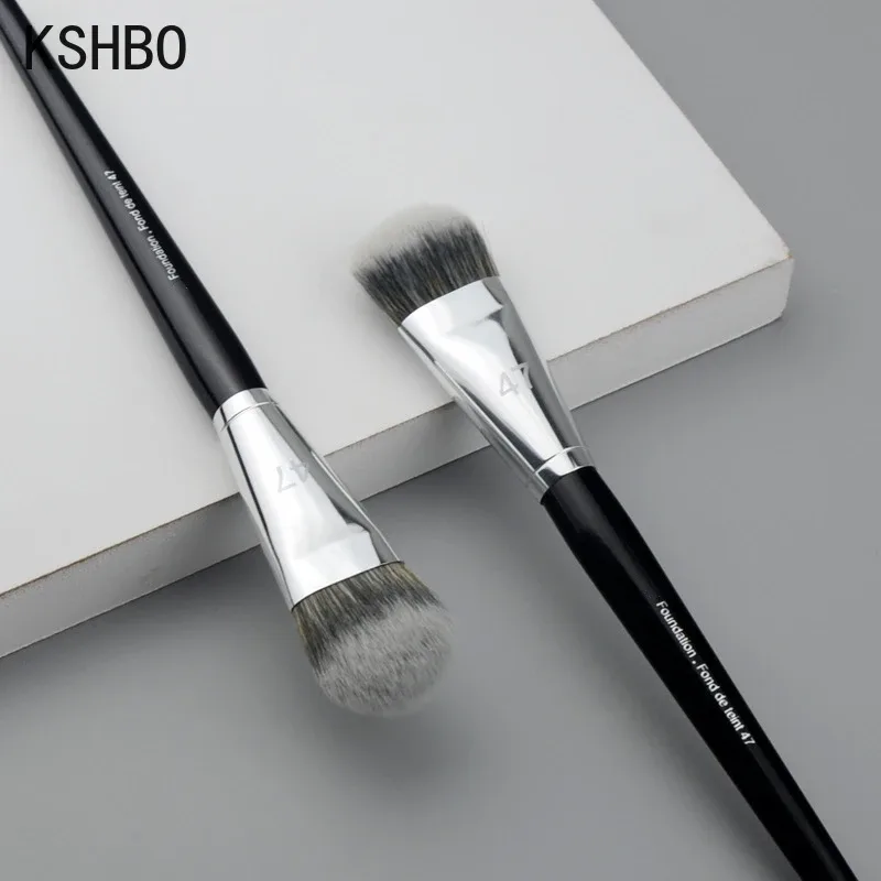 Foundation Pinsel 47 Besen Kopf Flüssige Foundation Schatten Reparatur Pinsel Frauen Gesicht Basis Make-Up Schönheit Professionelle Werkzeuge — image 3