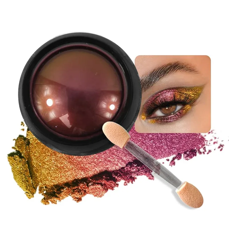 Poudre de fard à paupières caméléon multi-chrome, pigment changeant holographique multi-chrome pour le maquillage des yeux, Nail Art, Cosplay — image 12