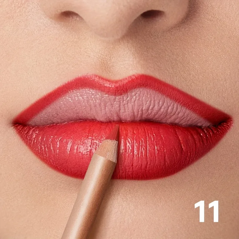 Matte Lip Liner Pencil Nude Long-Lasting Waterproof Smudge-Proof Precise Outline Smooth Creamy Formula — image 8