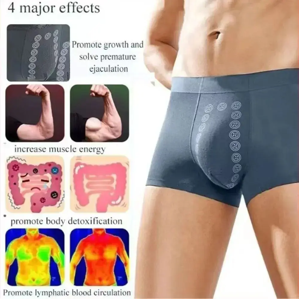 4pcs Boxer กางเกงขาสั้นผ้าไหมน้ำแข็งชุดชั้นใน Cool Underpants Breathable เซ็กซี่บางกางเกงเซ็กซี่ชุดชั้นใน U นูน — image 9