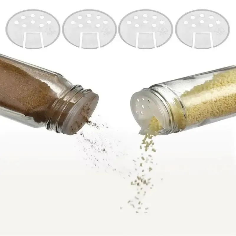 200/300/500ml High Borosilicate Glass Seasoning Can Salt Sesame Solid Condiment Seal Bottle Pepper Spice Shaker With Rotary Lid