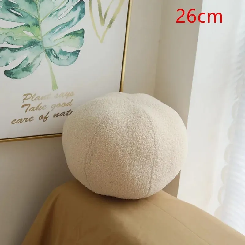 New Nordic Ball Solid Color Cushion Stuffed Flower Plush Pillow for Sofa Waist Office Cushion Kid Toy Gifts Home Decoration — image 8