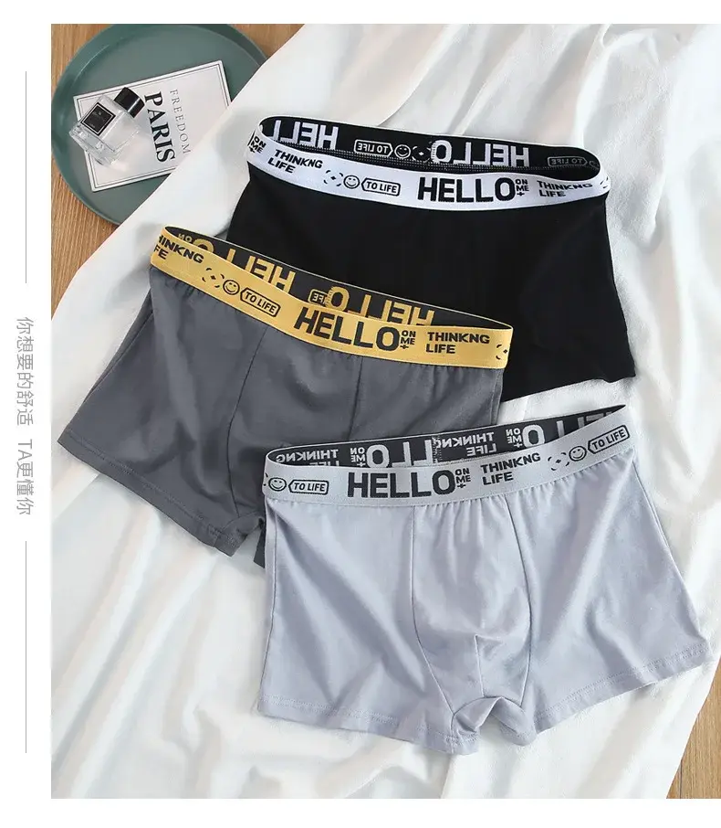 12Pcs Men's underwear Boxer Brief Plus size Cotton Panties Breathable Soft 40-130KG — image 17