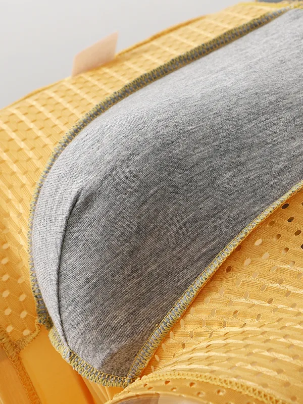 6-Pack Men's Ice Silk Semi-Mesh Boxers - "HELLO" Waistband, Breathable Variety — image 5