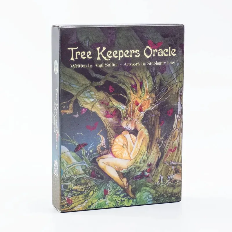 Ağaç Bekçileri Oracle 44 Kart Güverte Tarot Eğlence Eğlence Kartı Aile Toplama Kehanet Kurulu Oyun Kartları 10.4*7.4CM