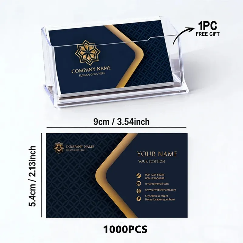 200/500/1000pcs ปรับแต่งการ์ดส่วนบุคคลธุรกิจการ์ดอะคริลิคกล่องเก็บ Matte ฟิล์มขอบคุณคำเชิญ — image 9