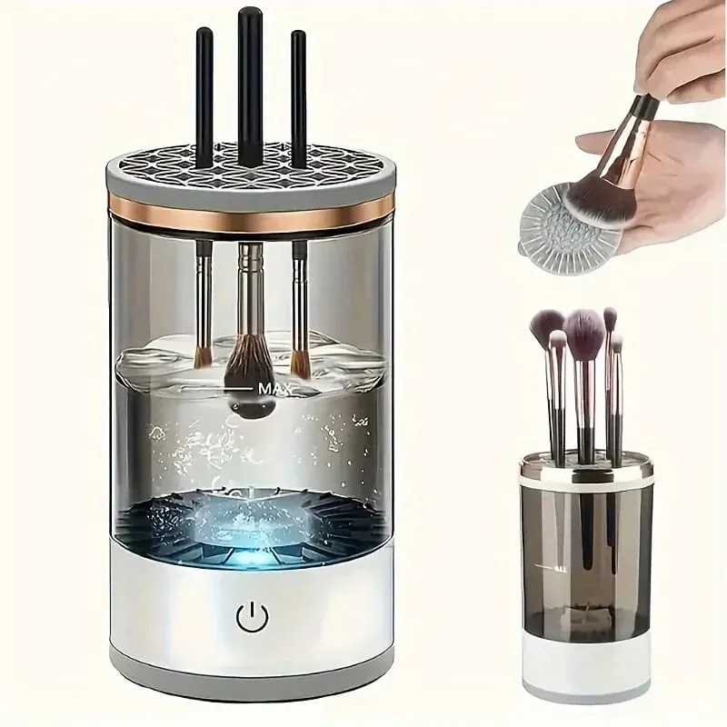 USB napájený čistič a vysoušeč štětců na make-up bez zápachu baterie Plug and Play Základní nástroj pro krásu pro kosmetické štětce — image 6