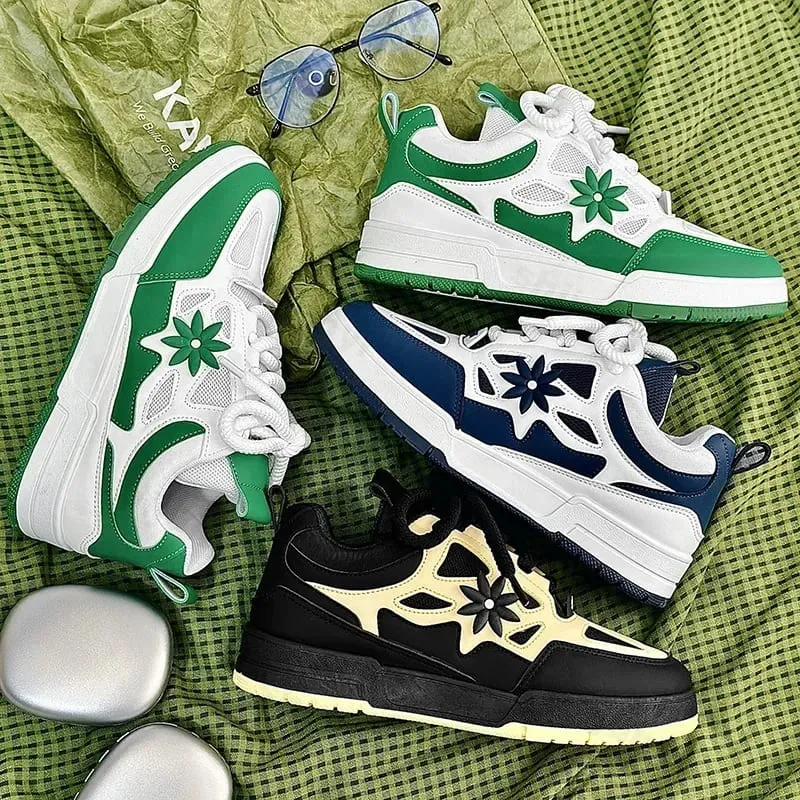 Chaussures vulcanisées à plateforme pour hommes, nouvelle mode, semelle épaisse accrue, respirantes, résistantes à l'usure, chaussures de sport décontractées pour hommes — image 4