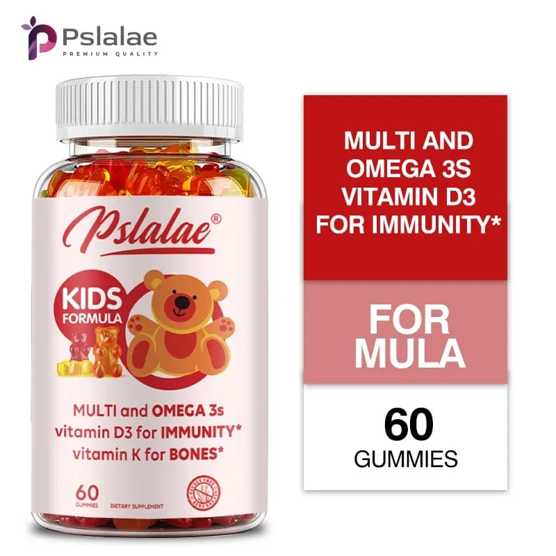 Children's Multivitamin Gummies - with Vitamin C Omega-3 Fish Oil - Boosts Immunity and Supports Brain Health — image 2