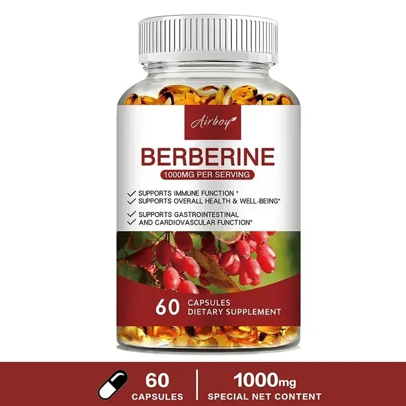 Berberine Capsules - Support Overall Health and Immune Function Promote Digestion Enhance Energy Anti-oxidant and Anti-aging — image 8