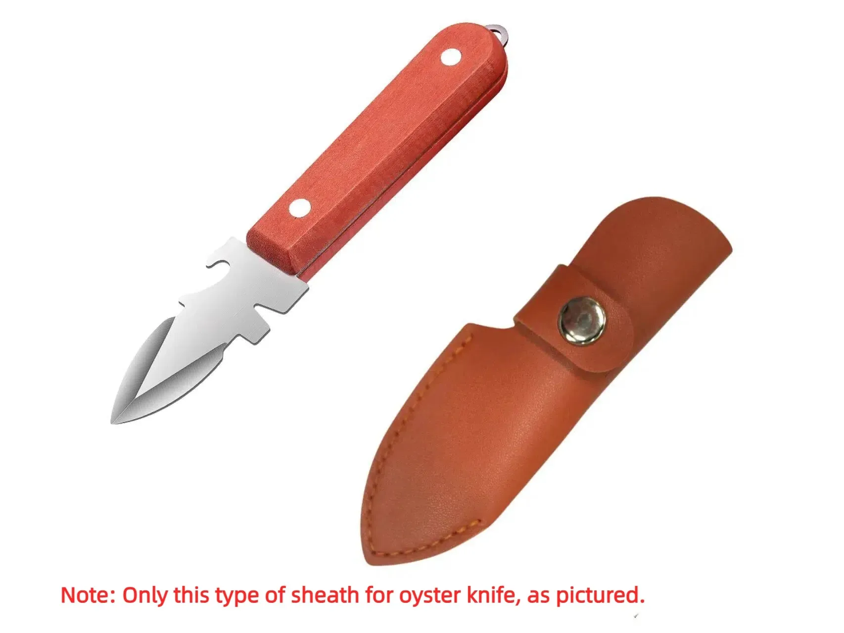 Osztriga kés Éles élű Shucker Shell tenger gyümölcsei nyitó szerszám rozsdamentes acél kagylónyitó osztriga kagyló varangy rák héjához — image 7