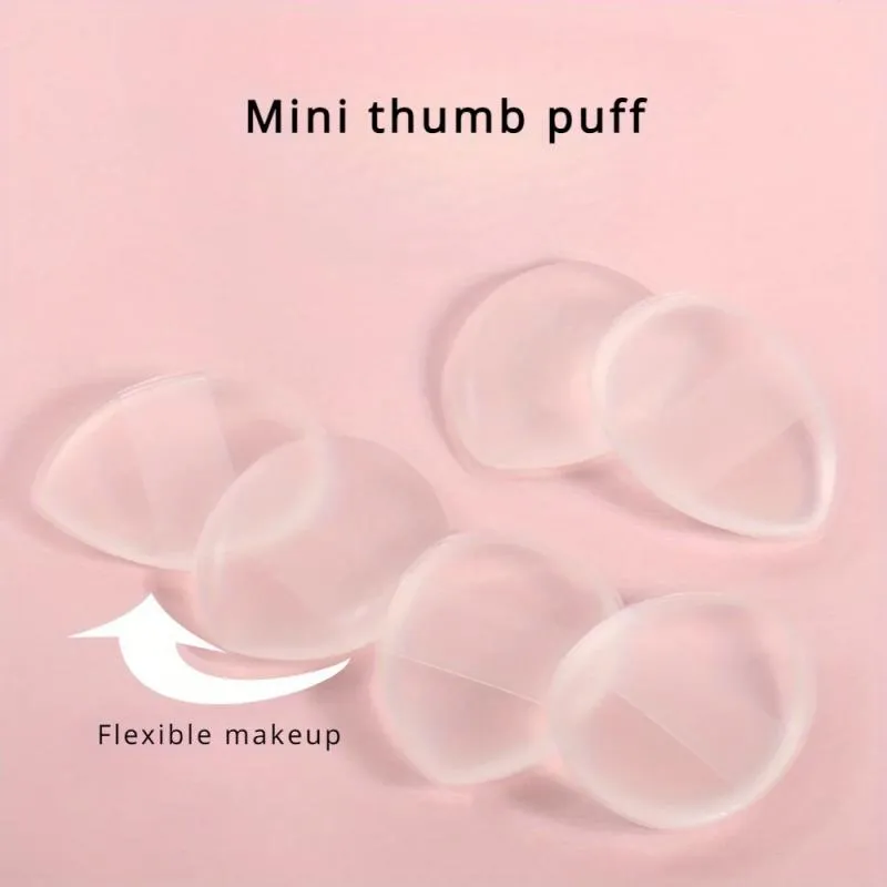 2PCS มินิซิลิโคนปลายนิ้ว-Reusable น้ำหอม-ฟรีแปรงแต่งหน้าสำหรับคอนซีลเลอร์รองพื้นและ Powder Make Up อุปกรณ์เสริม — image 5