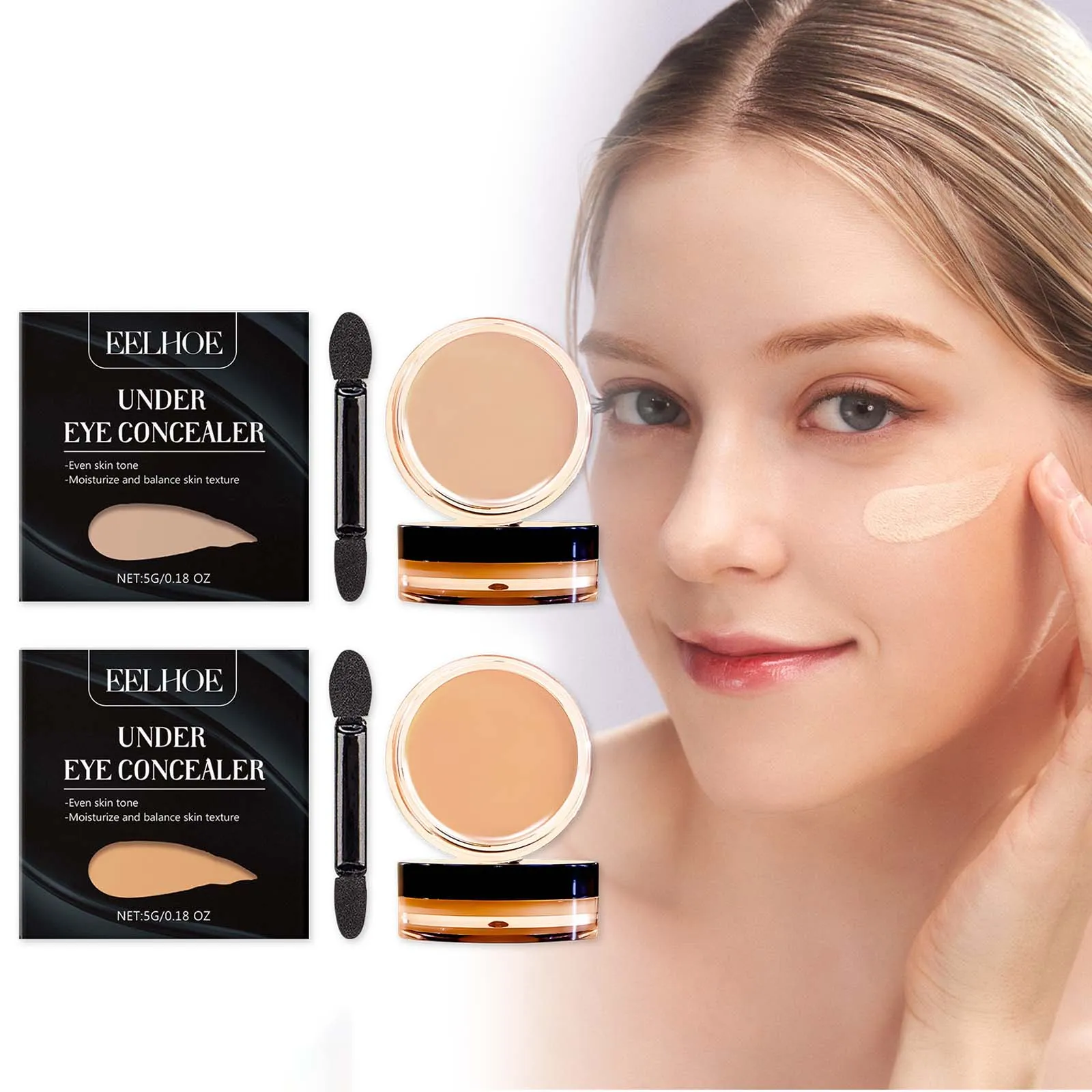 Řada očních korektorů Oční skvrny hydratuje bez odstranění make-upu Light and Natural Fit Brighting Repair Concealer Makeup — image 1