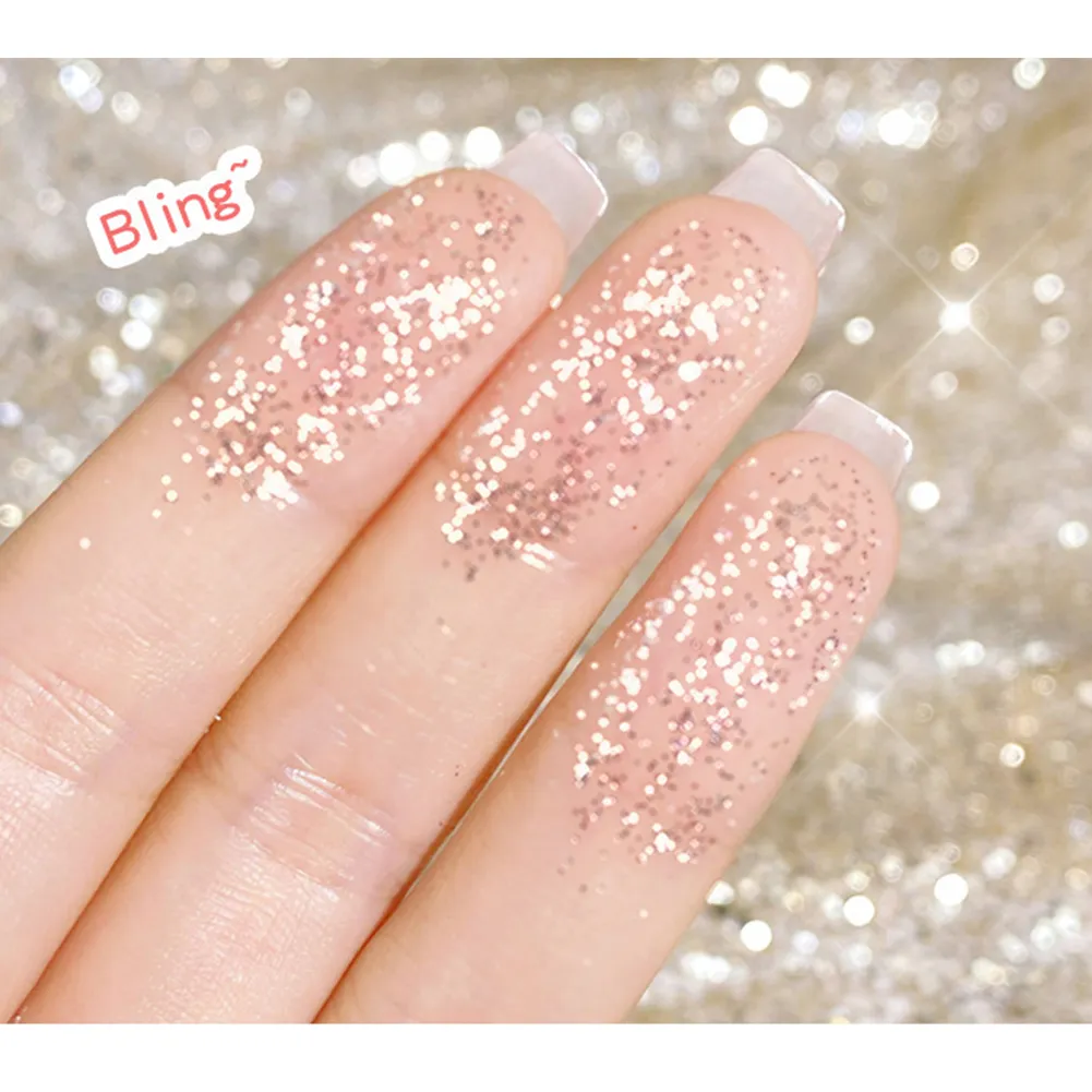Pearlescent Fine Shimmering Eye Shadow Cecair Kalis Air Mekap Mata Cecair Cecair Pearlized Eyeshadow Glitter — image 3