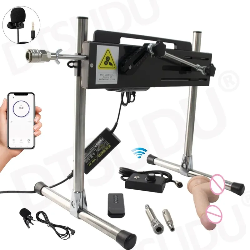 Mesin Dildo Automatik Dildo-120W 3-15cm Melancap Super Senyap Mesin Seks Dildo Pasangan Dewasa Mainan Seks Lelaki Wanita