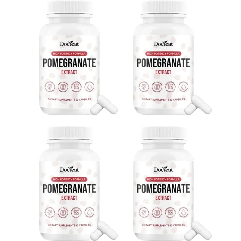 Docteat Capsules d'extrait de fruit de grenade Ellagitannin Défense antioxydante Soutien immunitaire et équilibre oxydatif 60 Capsules — image 10