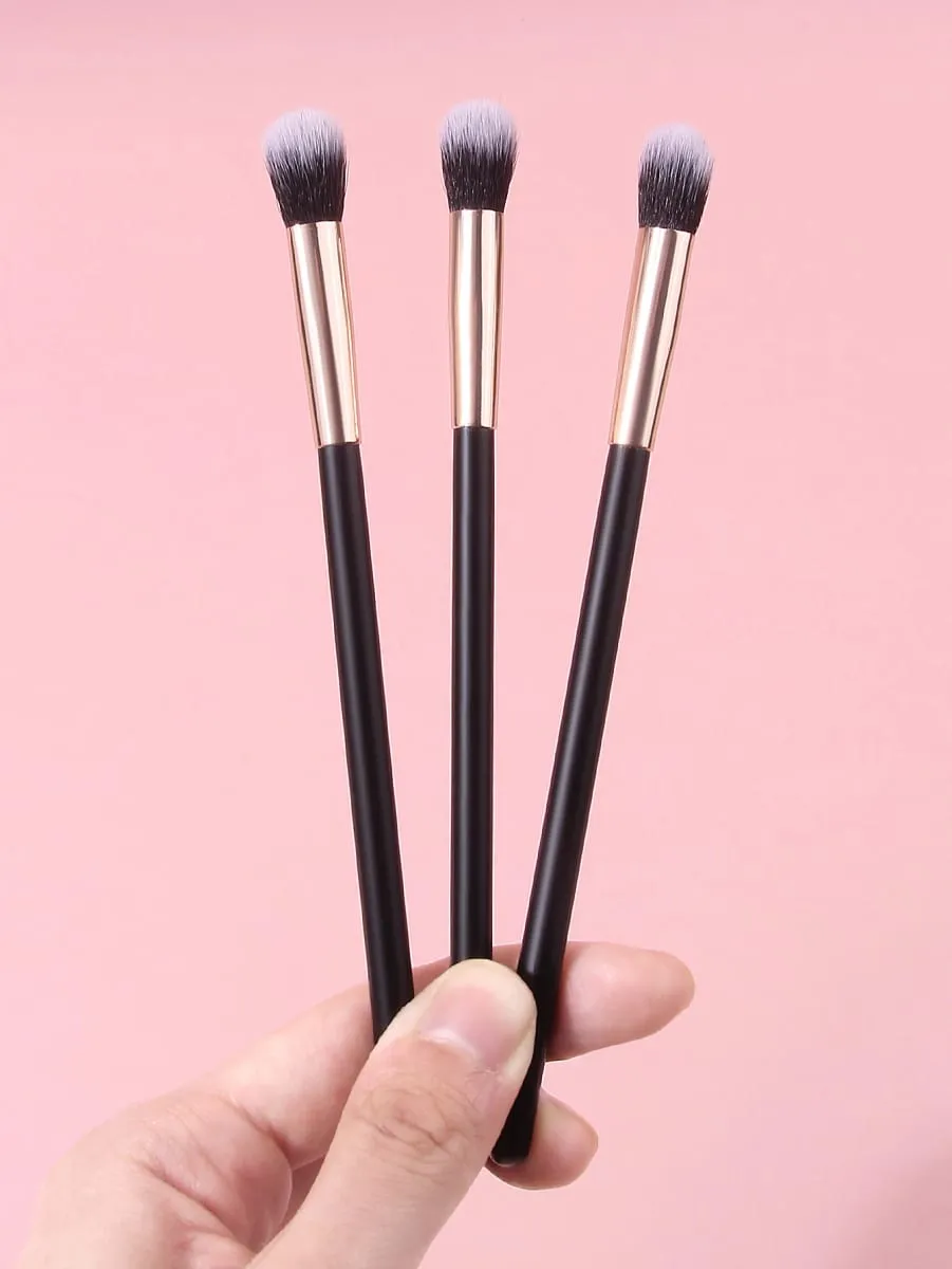 3Pcs Professionelle Augen Make-Up Pinsel Set Weiche Synthetische Faser Lidschatten Blending Pinsel Kleine Detail Schönheit Kosmetische Werkzeuge — image 5
