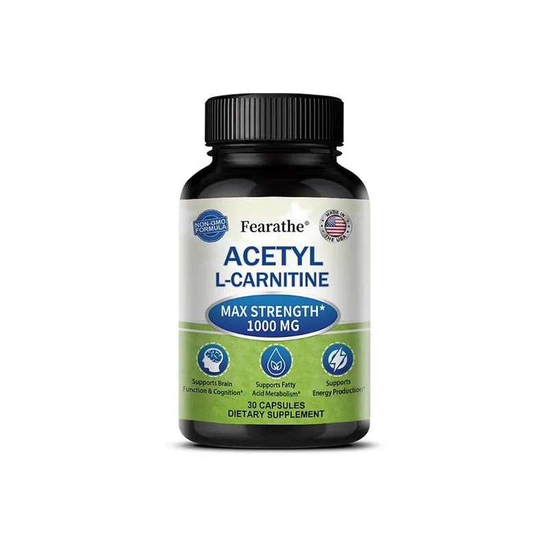 Acetyl L-Carnitine - High Potency Supports Natural Energy Production Sports Nutrition Supports Memory and Concentration