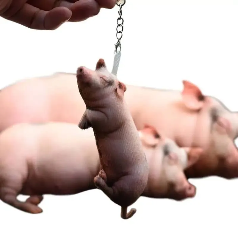 Durável realista dormir porco brinquedo de pelúcia macio algodão recheado travesseiro para carro sofá decoração casa crianças presente — image 6