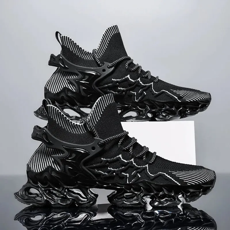 Scarpe da uomo tipo lama scarpe da corsa traspiranti con assorbimento degli urti scarpe antiscivolo per jogging tennis palestra scarpe da ginnastica casual da passeggio — image 15