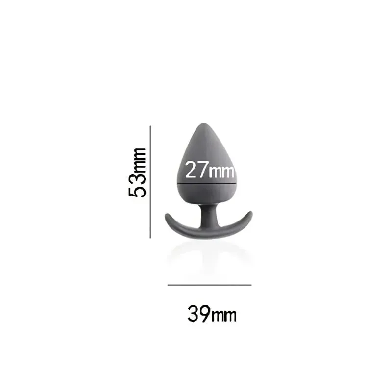 100% Safe Silicone Dildo Anal Plugs Butt Plug Unisex Sexy Stopper 3 Different Size Adult Sex Toys for Men/Women Trainer Massager — image 23