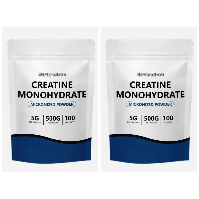 NutureNova Kreatin Monohidrat Tozu Mikronize Spor Salonu Vücut Geliştirme Antrenmanı Fitness için Malzeme 100 Porsiyon 500g Net Ağırlık — image 8