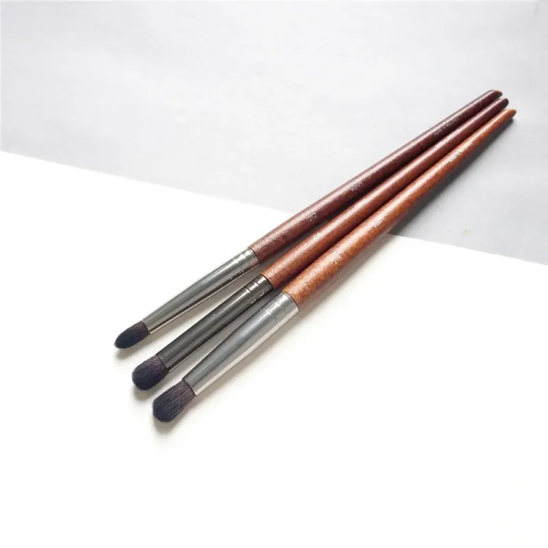 Precision Smudger Blender Pinsel 212 216 218 Original Holzgriff Lidschatten Make-up Pinsel 3er Set — image 6
