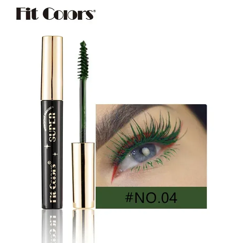 Gekleurde Mascara Make-up 4D Zijdeachtige Natuurlijke Lange Wimpers Mascara Waterproof Langdurige Uitbreiding Dikke Blijvende Curling Mascara — image 13