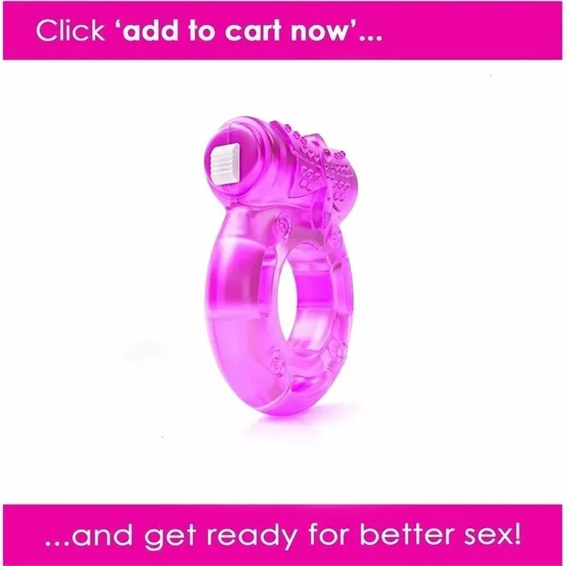 Vibrerende klitorisstimulator Stærk penis oprejst pikring bur erektion Forbedr sexevne Produkt Sexlegetøj til mænd Par — image 5