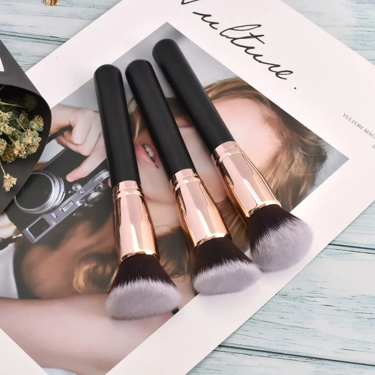 Cọ trang điểm Kem nền Loose Powder Che khuyết điểm Pha trộn Blush Brush Mỹ phẩm chuyên nghiệp Dụng cụ trang điểm làm đẹp — image 2